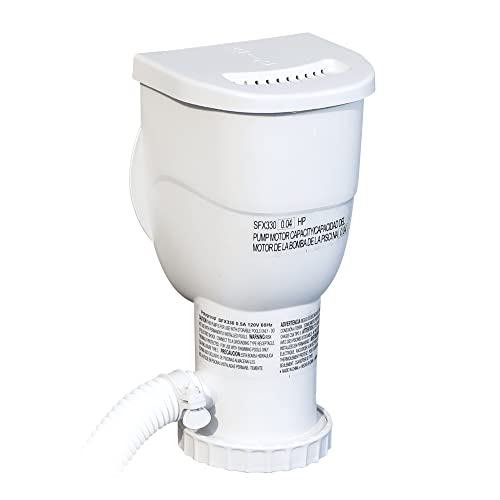Image of Summer Waves 330 Gallon SFX SkimmerPlus Debris Cleaning Combination Skimmer & Filter Cartridge Pump for Above Ground Pools and Active Frame Pools