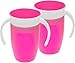 Munchkin Miracle 360 Trainer Cup, Pink, 7 Ounce, 2 Count by Munchkin