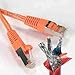 10Ft Cat.6 Shielded (SSTP) Patch Cable Molded Orange