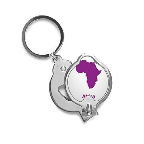 Trimmer ongle cutter motif Afrique violet pour soin des mains