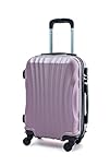 R.Leone Ryanair 55x40x20 cm Valigia Trolley Bagaglio a mano 4 Ruote rimovibile Ultraleggero in ABS Autonomo 20373N (Rose Gold, Valigia 55X40X20cm)
