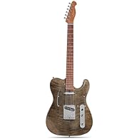 Ideal Starter Guitar: Well-suited for beginner and intermediate players looking for a quality instrument with great tone. Striking Flame Maple Top: Features an eye-catching high-gloss flame maple veneer over a resonant mahogany body. Comfortable Neck...