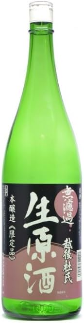 越後杜氏 本醸造生原酒 1800ml 金鵄盃酒造