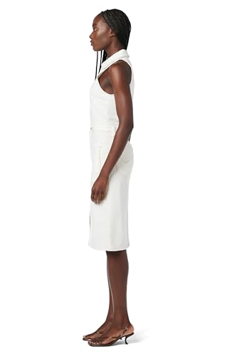 Image of Hudson Women's Sleeveless Collared Halter Utility Dress with Pockets