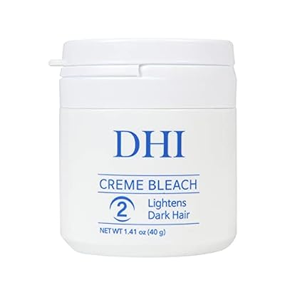 DHI Creme Bleach Mild Original Sensitive Formula Lightens Dark Hair Face & Body 1.9 OZ
