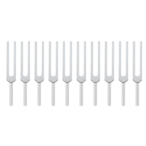 Diapason C512 Hz en acier de précision pour tests neurologiques et ORL lot de 10