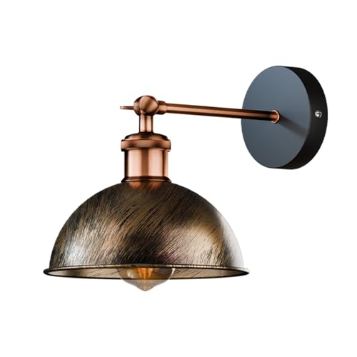 Vintage Industrial Metal Wall Sconce Lighting 180 Degree Adjustable Wall