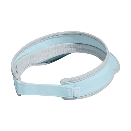 Adidas Women's Superlite Performance Visor, Almost Blue/Clear Grey/White, One Size #TOP3