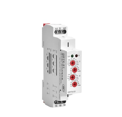 Relais temporisé cyclique GRT8-S1S2 inverseur AC 220V DC 24V alternative DH48