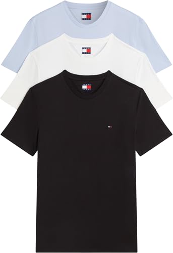 T-shirt Tommy Jeans Homme lot de 3 slim fit coton multicolore taille L