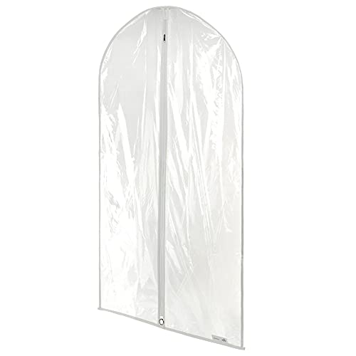 Hangerworld 100 cm (40") Long Zipped Suit Bags / Garment Clothes Covers, Pack of 6