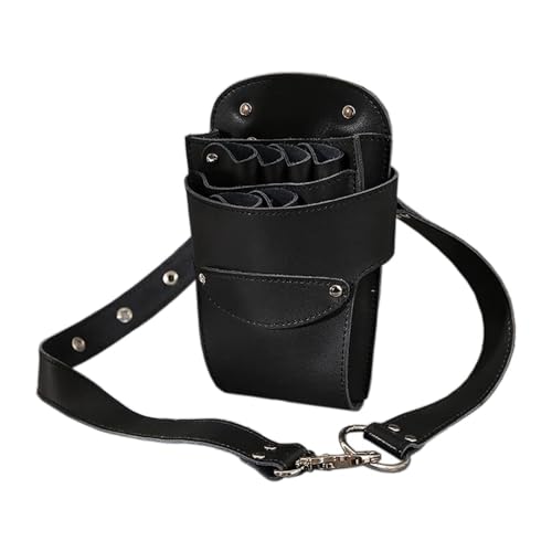 Funda de cintura para tijeras con capacidad para horquillas en color negro