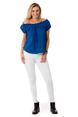 Kaporal chemisier Nina bleu fluide pour une silhouette affinée
