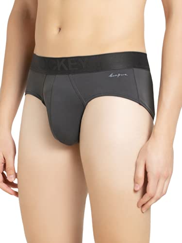 Image of Jockey HG20 Men's Soft Touch Microfiber Elastane Stretch Brief with Ultrasoft Waistband