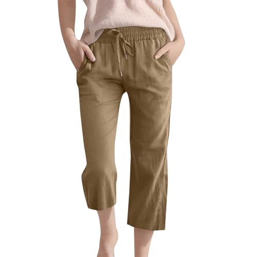 Girls High Waisted 𝐔niform Pants Kids Wide Leg Dress Pants Casual Summer Trousers with Pockets