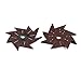 Aexit 4-inch 240 Abrasives Grits Pinwheel Shaped Octagonal Abrasive Sandpaper Buffing Tool 5pcs Model:56as22qo568
