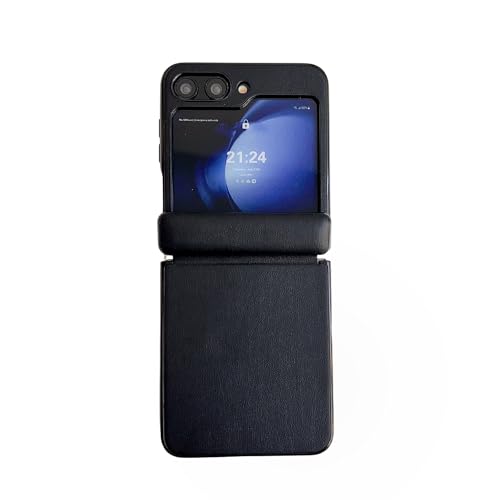 Coque Z Flip 6 cuir anti-trace pour un quotidien actif et chic