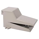 Honseadek Pneumatisches Fußpedalventil aus Aluminium für präzise Druckkontrolle, 5-Wege-2-Positionen, direkt wirkendes Format, keine externe Stromversorgung erforderlich