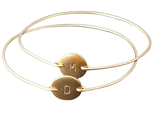 Personalized Initial Bracelets (set of 2)