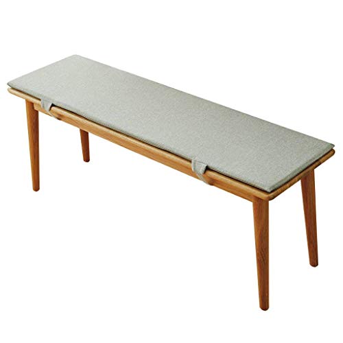 ZHI-HHA Bench Seat Cushion,Thick Soft Rectangle Slip Cover Chaise Cushion Foam Garden Swing Mat Suitable For Swing Indoor Outdoor-120X35cm(2cm)-A