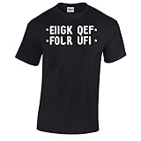 Hidden Message (Fuck Off) T-Shirt - Size (X-Large) Black