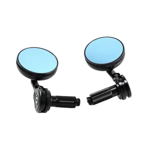 Espejo moto lateral antirreflejos con anclaje CNC de 22mm para manillar de extremo de barra