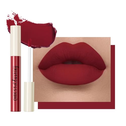 Woleeup Plumping Lip Gloss Plumper - Matte Liquid Lipstick - Long Lasting - Non-Fade - Women Girls (10#, 13.5g)