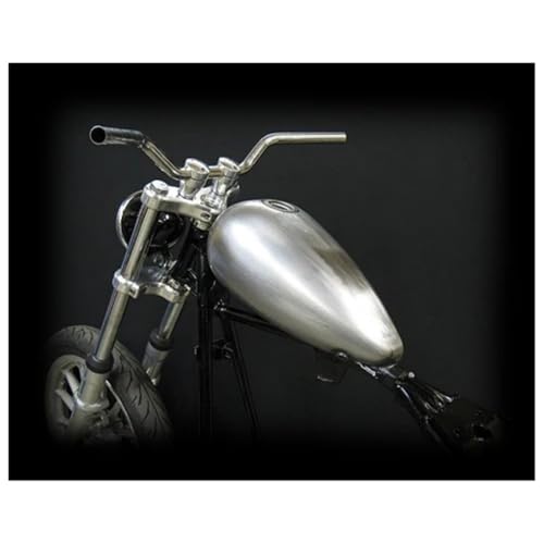 Réservoir carburant moto en forme de goutte d'eau rétro capacité 8l - 3