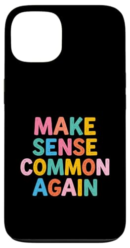 Make Sense Common Again �ʔ��� �_���I�v�z�� ���g�� �X�}�z�P�[�X iPhone 13 �p