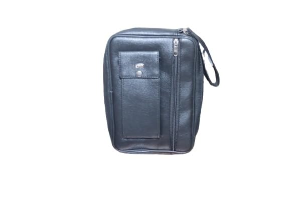 Image of PSH Men's Synthetic Leather Cash Pouch /Money Carrying Multipurpose travel Big Wrist Clutch Business Handbag Sling Document Carry Bag, High-capacity Shop Size- 26x17x7 Cms