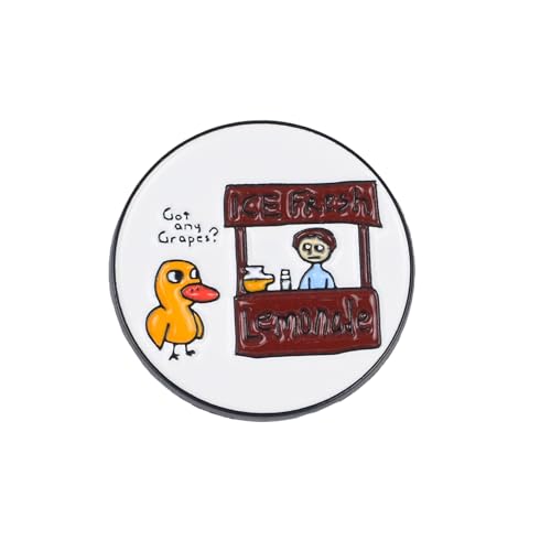 Funny Duck Song enamel pin