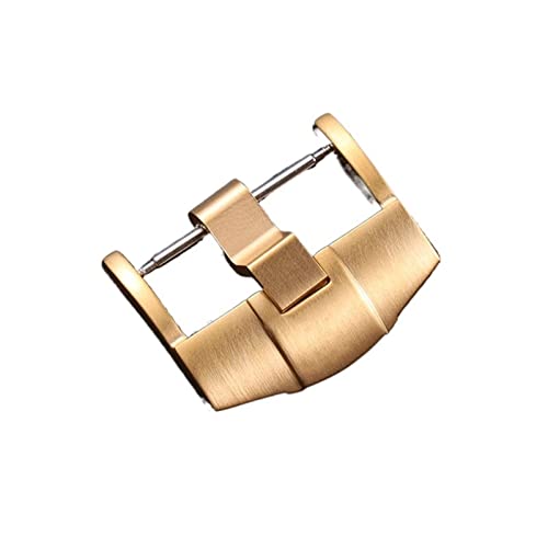 Cierre de hebilla de 24 mm acero inoxidable mate cepillado para correa Ap Royal Oak color plateado