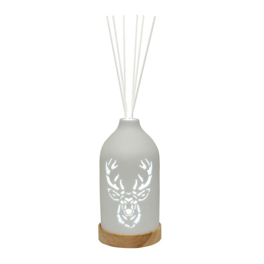 Aroma Accessories Woodbridge Stag LED Light up Reed Diffuser