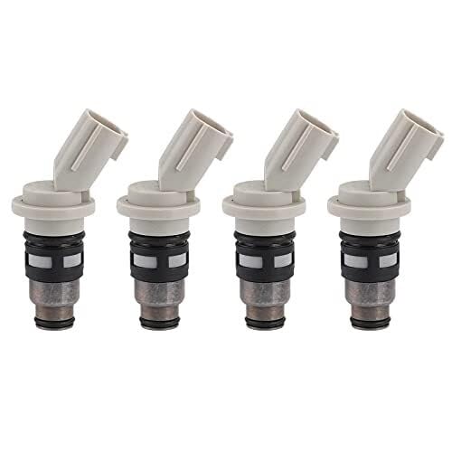 Inyectores de combustible 4 piezas para inyectores de coche March K11 1.0 .3 Hatchback 1992-2003, accesorios para 16600-41B00 A46H02