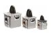 Parker Hannifin P33VB94LBNN Series P33 Aluminum Ball/Lockout Valve, Flow from Left to Right, 1/2" NPT Port Size, 1/2" Exhaust Port