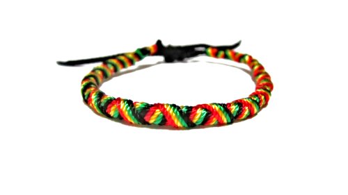 Handcrafted Bracelet - Rasta Style - Jamaican Bracelet - Rasta Bracelet