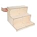 ABOOFAN Multi Riser Shelf for Perfume Jewelry Cupcakes and Plants Sturdy Natural Wood Decor for Retail Events and Home Use for All Occasions