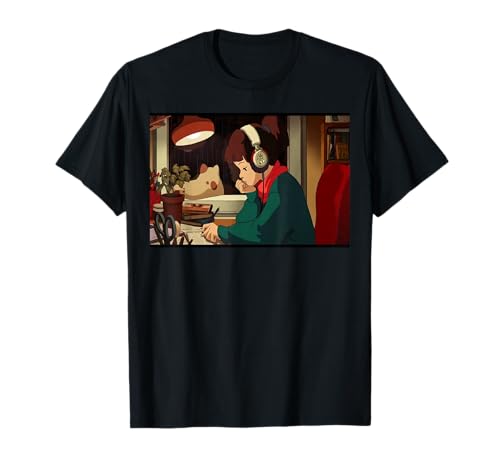 LOFI Hip HOP CHILL Jazz HOP Beats to Relax to LOFI Girl T-Shirt