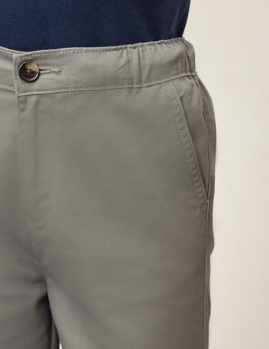 Image of Amazon Brand - Symbol Boy's Cotton Chino /Cargo Shorts | Elasticated Waistband | Age 6-14 Years