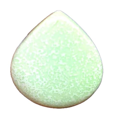 Chrysoprase citron cabochon naturel en poire pour créer un cadeau