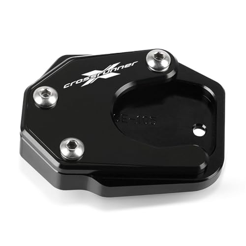 Plaque support d'extension béquille moto XRV750 Crossrunner anti-enfoncement thermique
