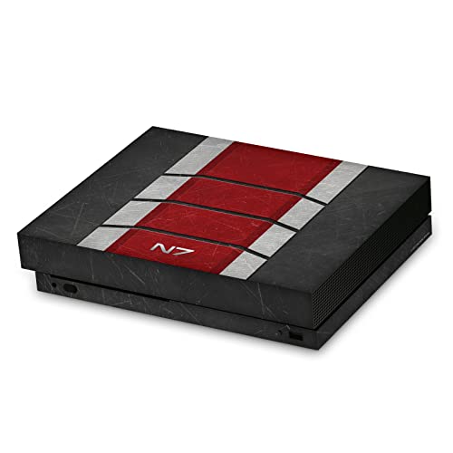 Sticker Mass Effect N7 Xbox One X vinyle de protection contre rayures et poussière