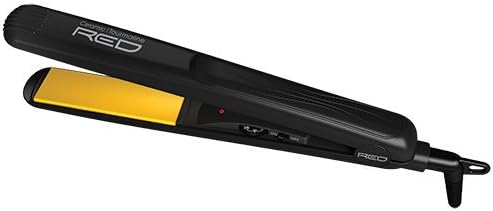 Amazon.com: Red by Kiss Professional Ceramic Tourmaline Red Flat Iron, 1.0  in, 1 libra, control de temperatura que alcanza hasta 450 °F : Belleza y  Cuidado Personal
