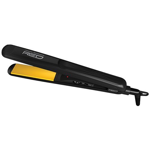 Amazon.com: Red by Kiss Professional Ceramic Tourmaline Red Flat Iron, 1.0  in, 1 libra, control de temperatura que alcanza hasta 450 °F : Belleza y  Cuidado Personal