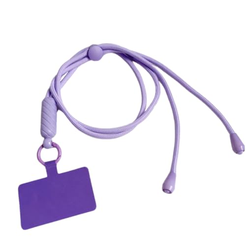 Cordão Corda Cordinha Alça Pescoço Universal Para Celular Ajustável (ROXO)