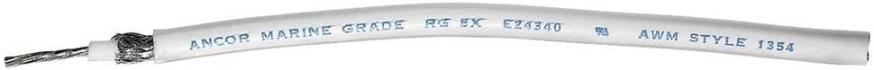 Ancor 150510 Marine Grade Electrical Premium Tinned Copper Coaxial Cable (RG58CU, 100-Feet)