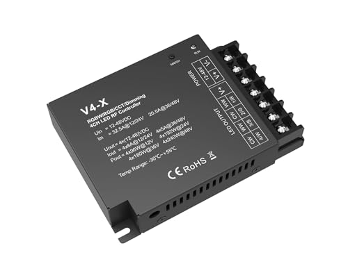 Dimmer LED RGBW 4 canaux V4-X variateur de lumière pour ruban LED CCT