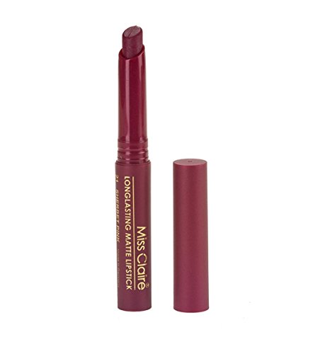 Image of Miss Claire Long lasting Matte lipsticks For Women & Girls Shade 06, RICH PURPLE)