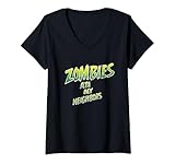 Womens Star Wars Zombies Ate My Neighbor 90s Retro V-Neck T-Shirt