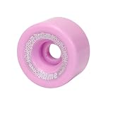 Sure-Grip Fame Indoor Wheels - Durable Nylon Build with Durometer of 95A and Diameter of 57mm - Ideal for Artistic Skating on Smooth Surfaces - Diverse Color Options - Set of 8 Wheels (Light Pink)